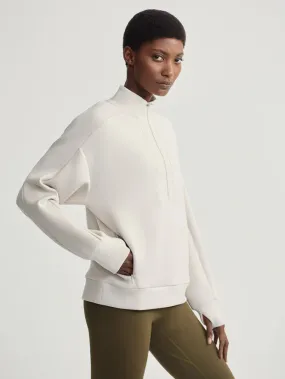 Varley Marissa Half Zip Midlayer - Rainy Day